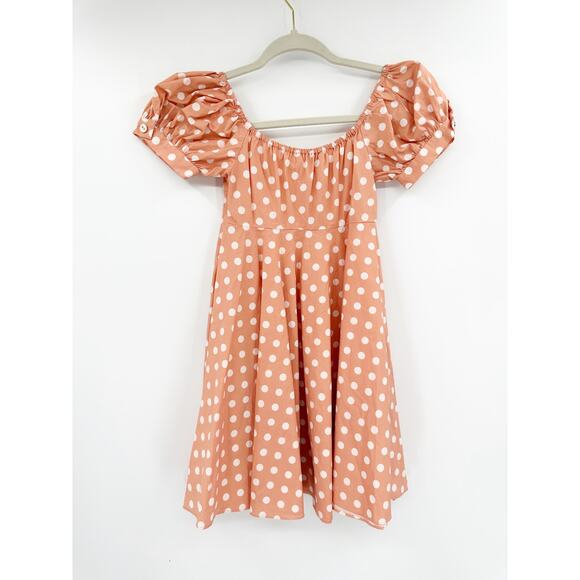 CAROLINE CONSTAS Blush Pink Dina Mini Dress XXS NWT - Picture 4 of 5